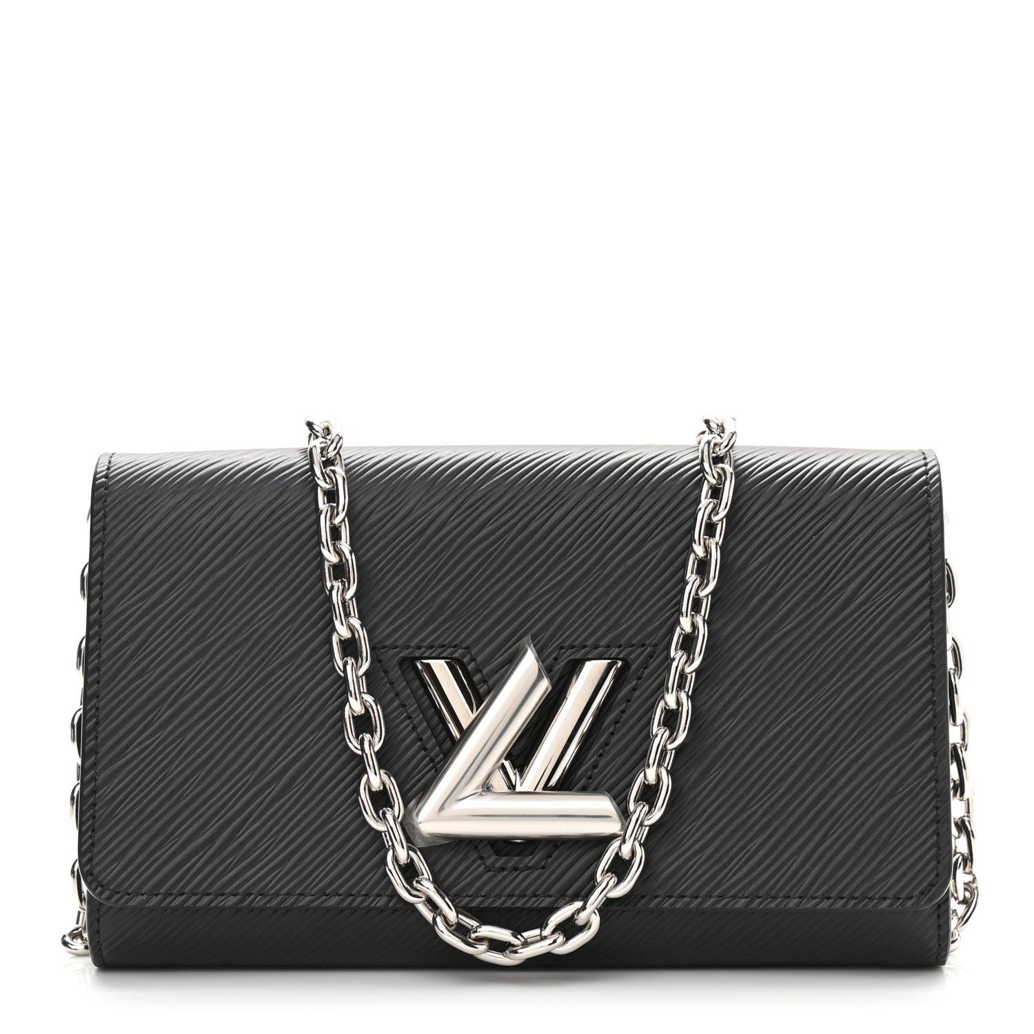 Louis Vuitton Epi Twist Chain Wallet Black 1 of 10