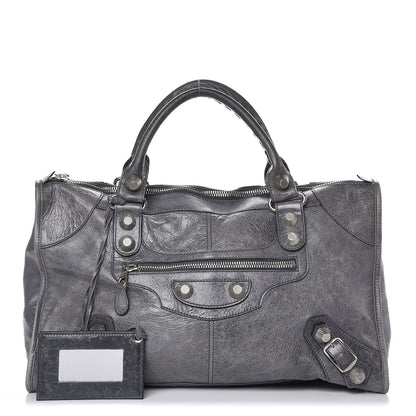 Balenciaga Agneau Giant 21 Silver Hardware Work Anthracite 1 of 12
