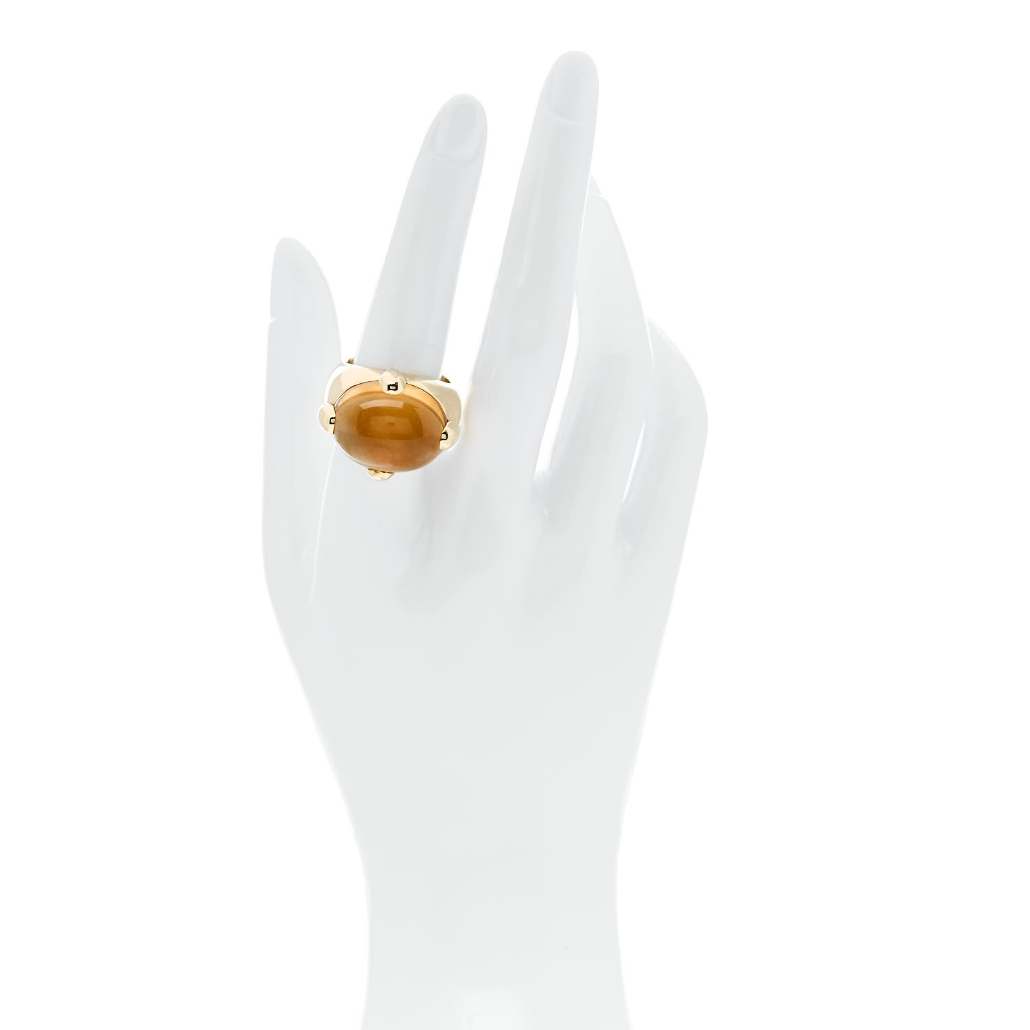 Pomellato 18K Yellow Gold Citirne Griffe Ring 58 8.25 2 of 6