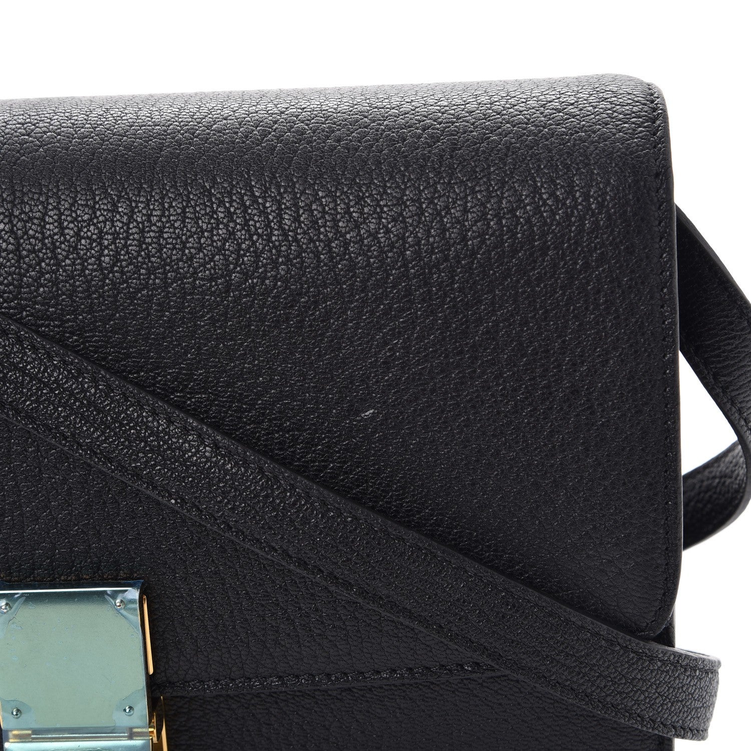 Celine Goatskin Medium Classic Box Flap Bag Black 8 of 8