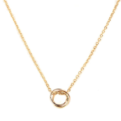 Cartier 18K Pink Yellow White Gold Trinity Pendant Necklace 1 of 7