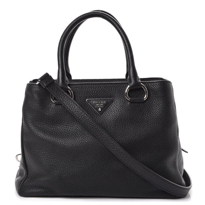 Prada Vitello Daino Tote Nero Black 1 of 10