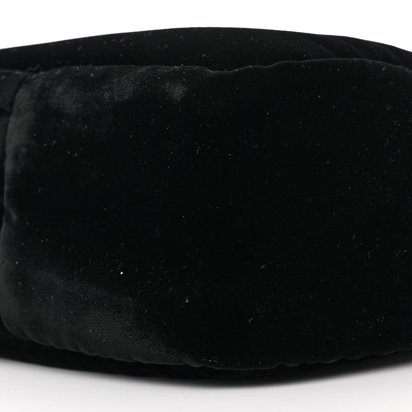 Padded Velvet Mini Bag Black