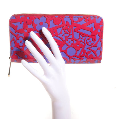 Louis Vuitton Patent Sweet Monogram Zippy Wallet Rose Indien 2 of 8