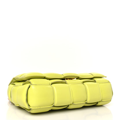 Bottega Veneta Lambskin Maxi Intreccio Padded Chain Cassette Crossbody Bag Seagrass 4 of 9