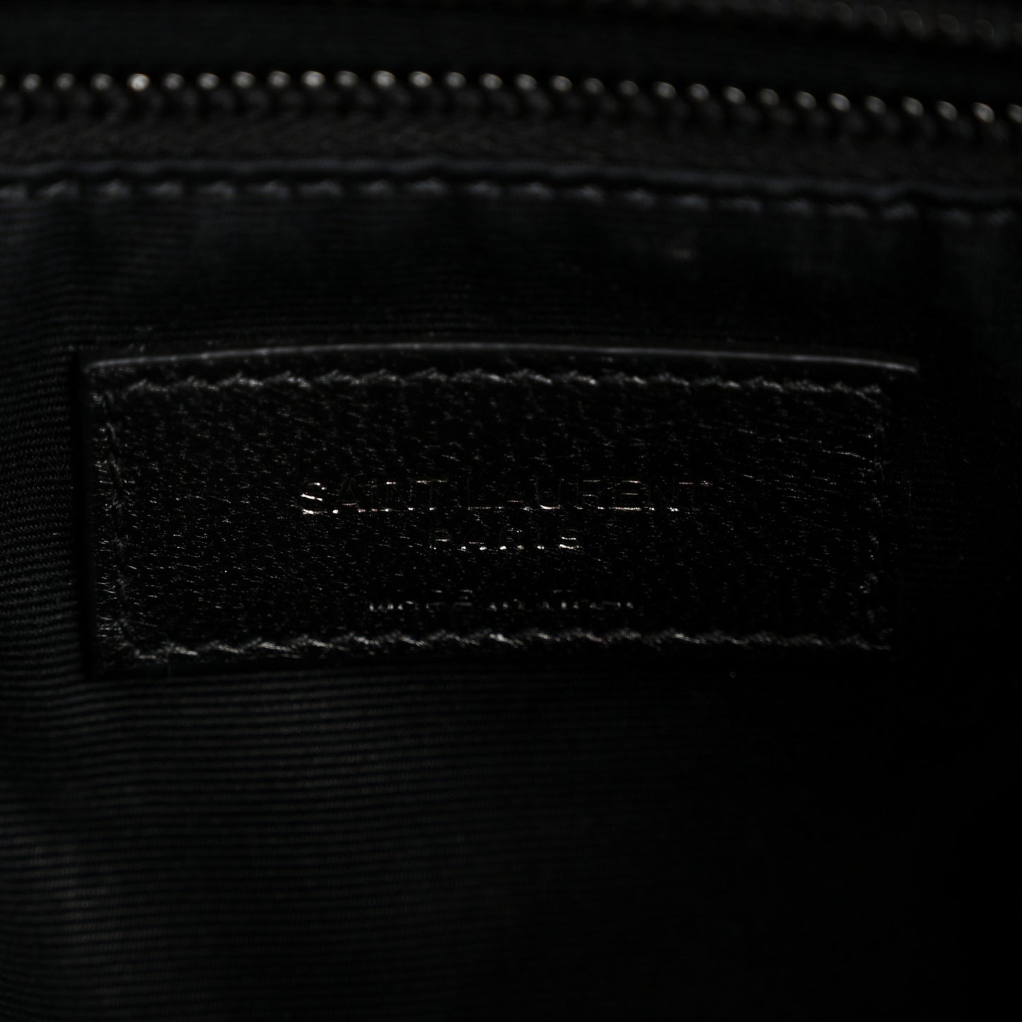 Lambskin Quilted Toy Loulou Puffer Monogram Monochrome Chain Satchel Black