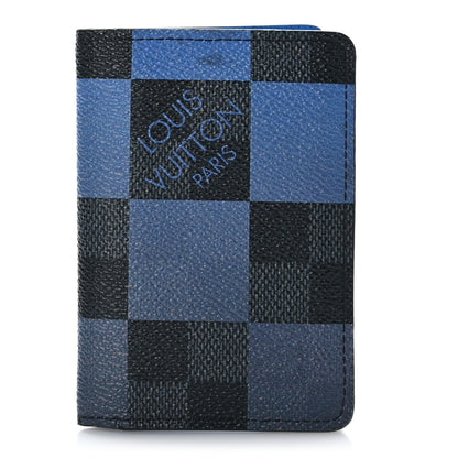 Louis Vuitton Damier Graphite Giant Pocket Organizer Blue 1 of 7