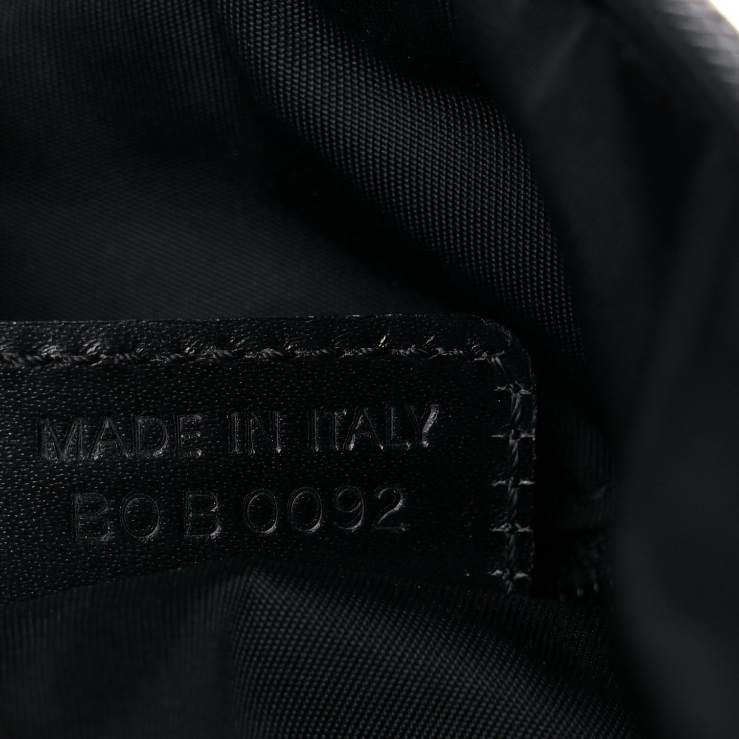 Monogram Messenger Black
