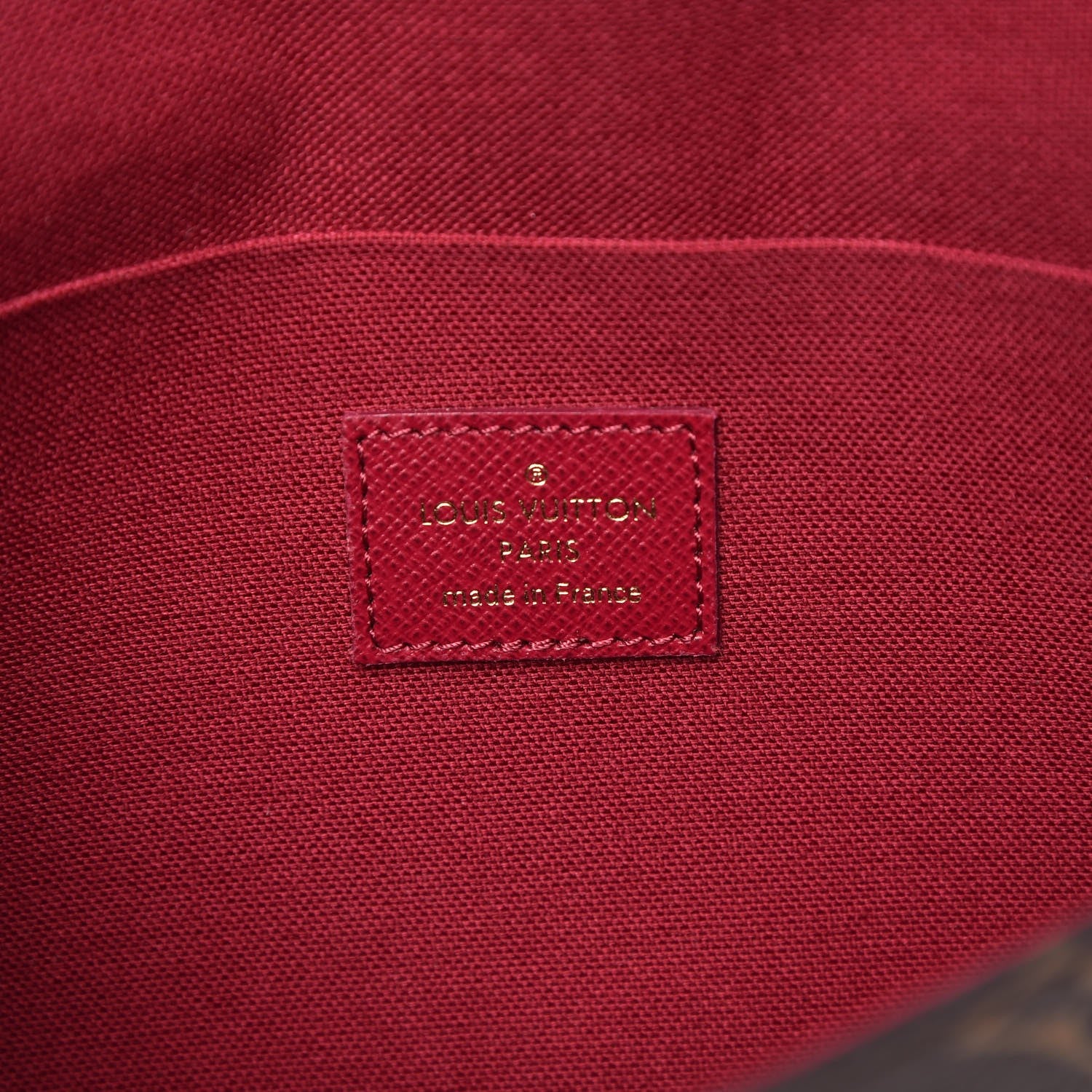 Louis Vuitton Monogram Pochette Felicie Chain Wallet Fuchsia 6 of 9