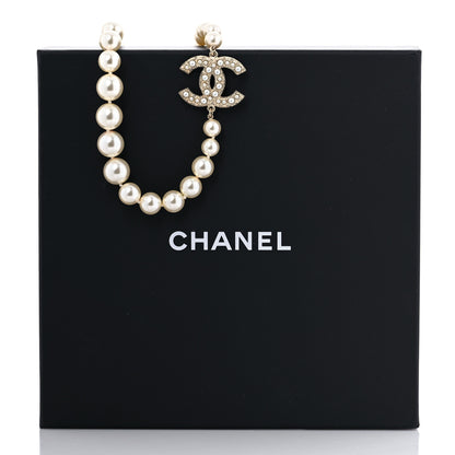 Chanel Pearl CC 100th Anniversary Necklace Light Gold 6 of 6