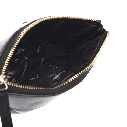 Chanel Sheepskin Chevron Quilted Small Cosmetic Case Black 5 of 8