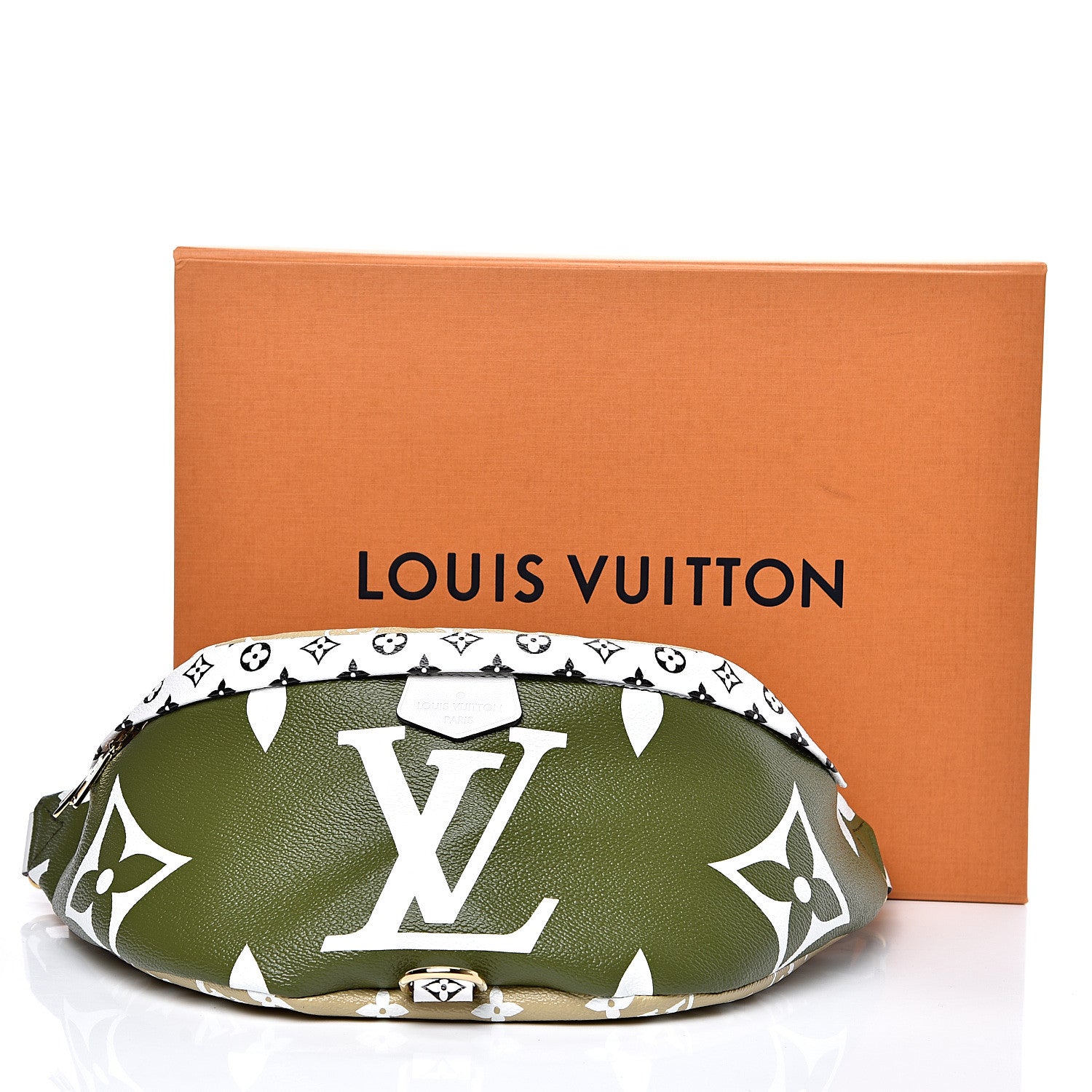 Louis Vuitton Monogram Giant Bumbag Kaki Beige 9 of 9