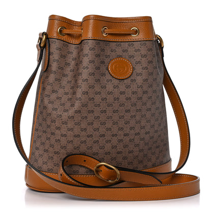 Gucci X DISNEY Mini Vintage GG Supreme Monogram Bucket Bag Beige Vintage Sun Oil 3 of 14