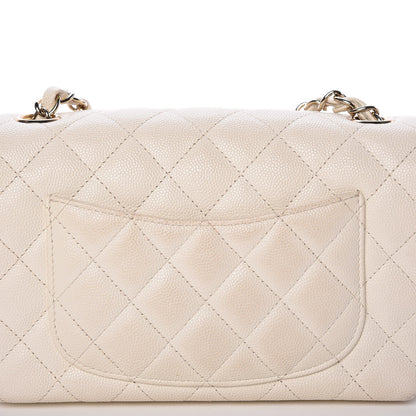 Chanel Caviar Quilted Mini Rectangular Flap White 13 of 14