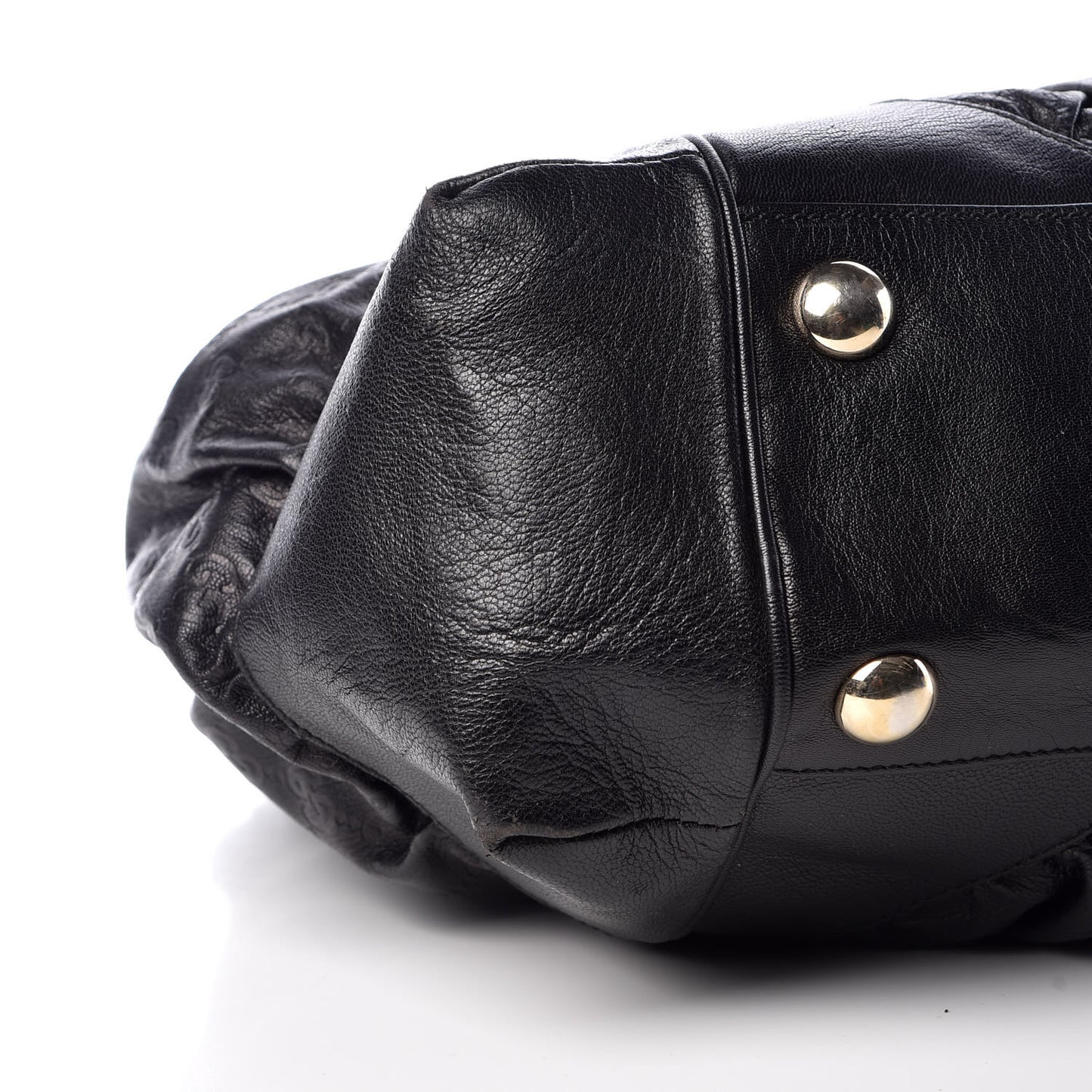 Guccissima Large Full Moon Tote Black