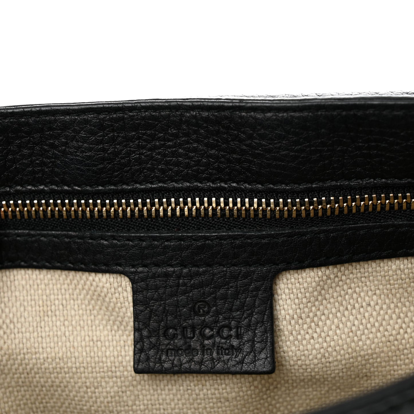 Pebbled Calfskin Medium Soho Flap Crossbody Black