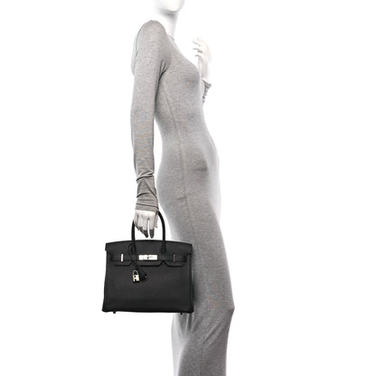Hermes Togo BIRKIN 30 Black 2 of 13