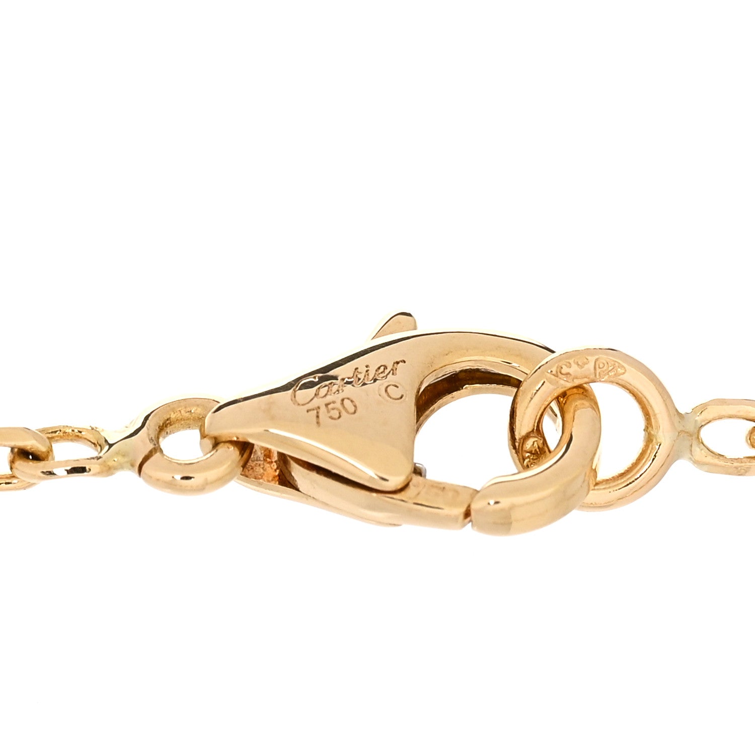 Cartier 18K Yellow Gold ID Chain Bracelet 3 of 3