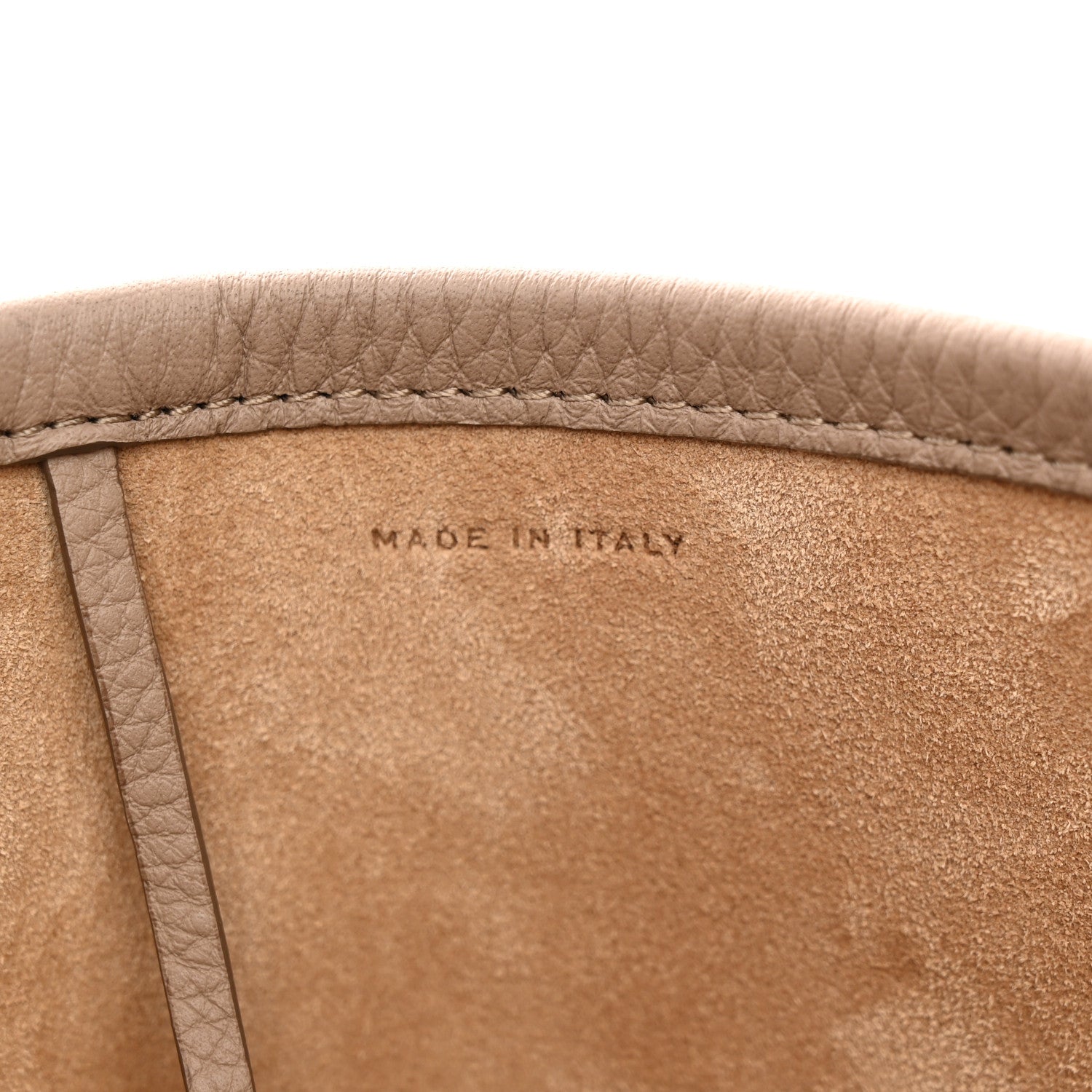 The Row Grained Calfskin Medium N/S Park Tote Dark Taupe 7 of 10