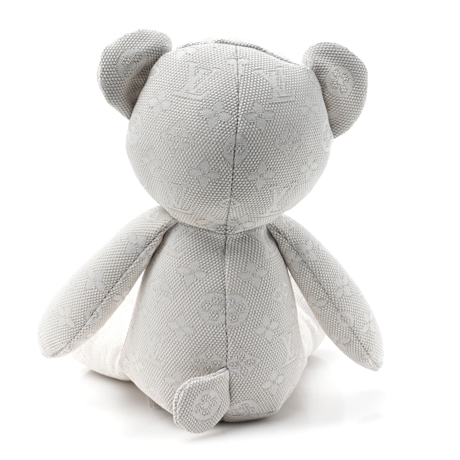 Louis Vuitton Monogram Jacquard Louis Teddy Bear Beige Yellow 3 of 5