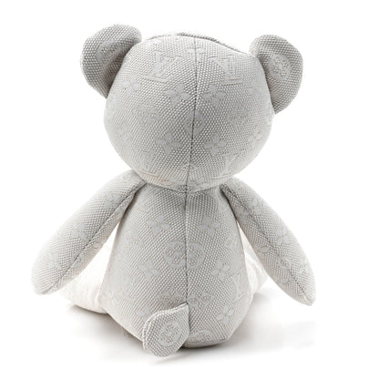Louis Vuitton Monogram Jacquard Louis Teddy Bear Beige Yellow 3 of 5