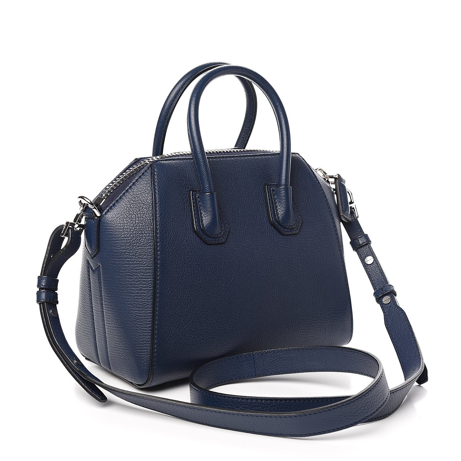 Givenchy Sugar Goatskin Mini Antigona Night Blue 3 of 12