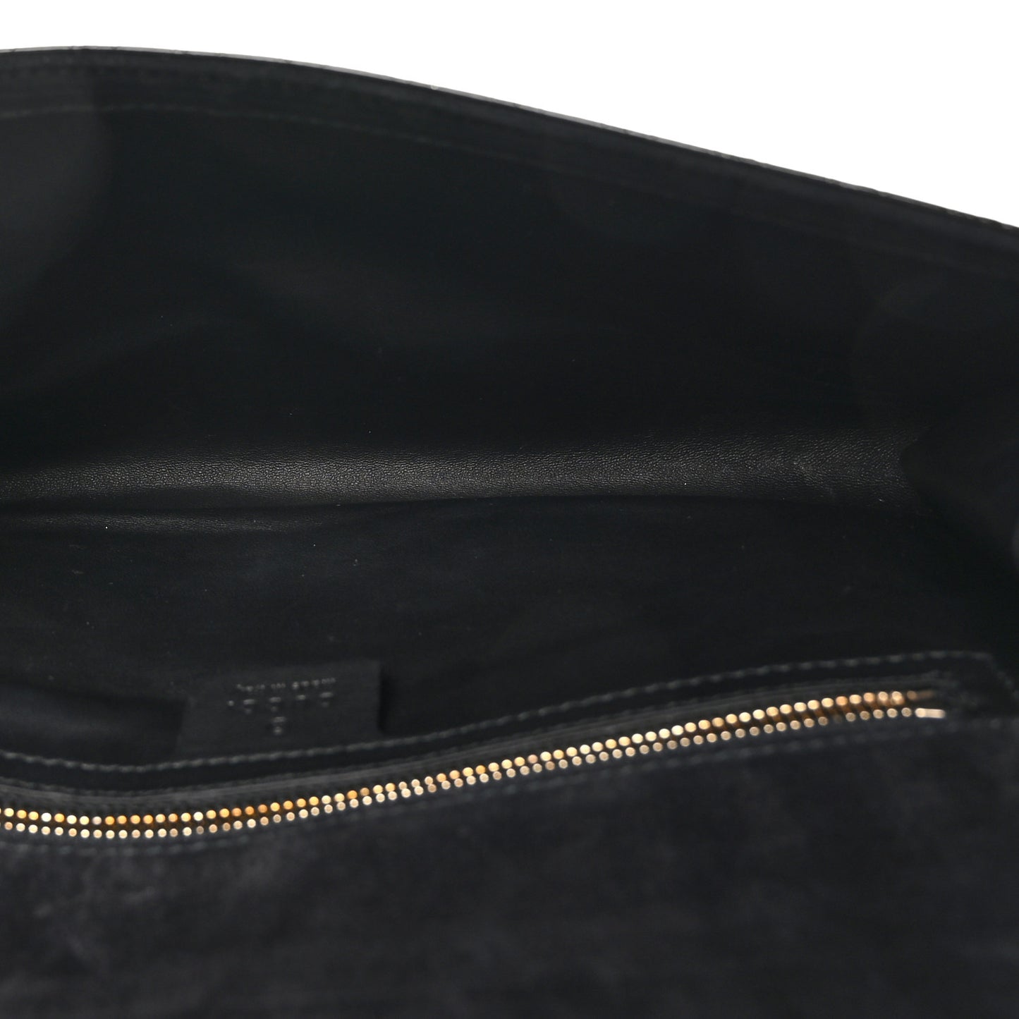 Patent Microguccissima Medium Broadway Clutch Black