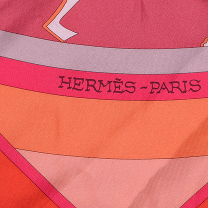 Hermes Silk Mecanique Du Temps Scarf 90 4 of 7
