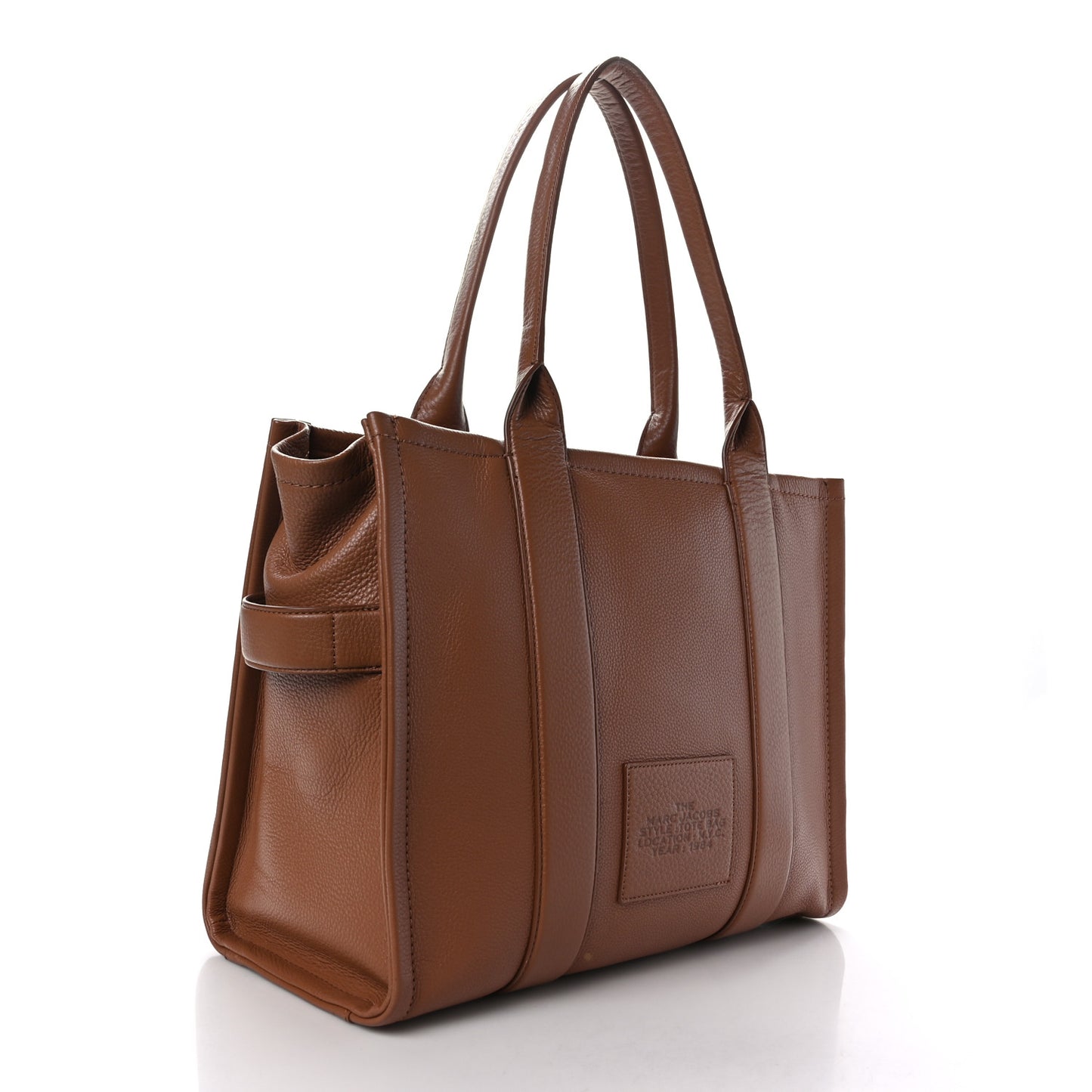 Grained Calfskin Large The Tote Bag Argan Oil