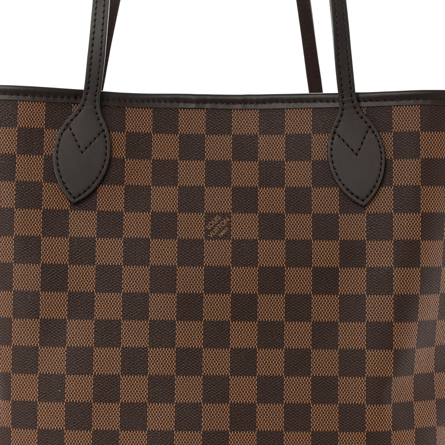 Damier Ebene Neo Neverfull MM Rose Ballerine