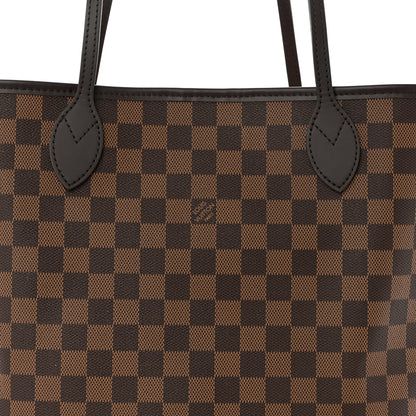 Louis Vuitton Damier Ebene Neo Neverfull MM Rose Ballerine 8 of 10