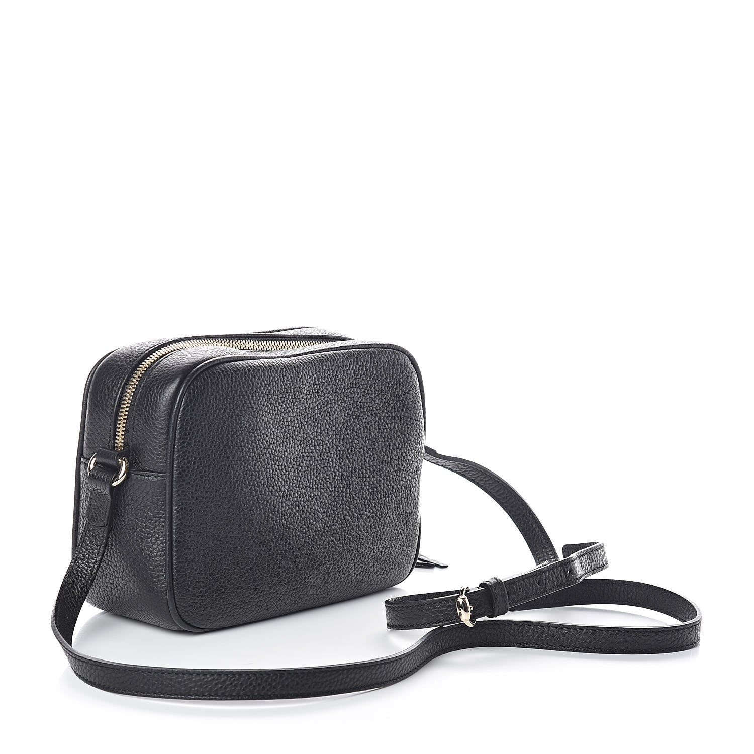 Gucci Pebbled Calfskin Small Soho Disco Bag Black 3 of 9