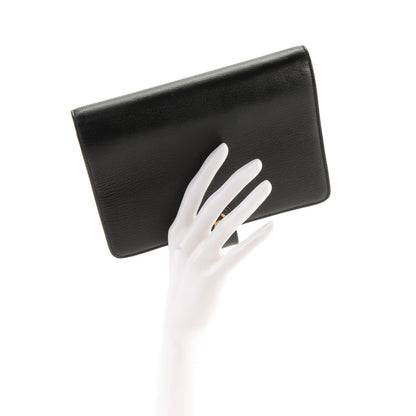 Chanel Goatskin Small Ring Agenda Planner Black 2 of 8