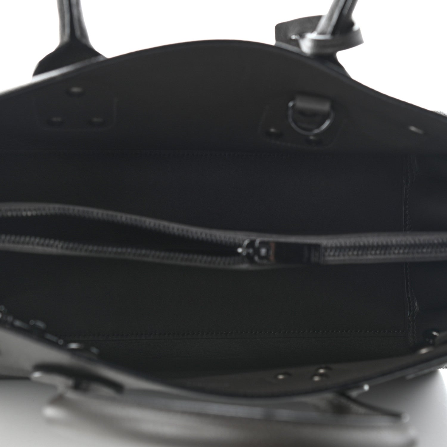 Saint Laurent Grained Calfskin Small Sac De Jour Black 5 of 9