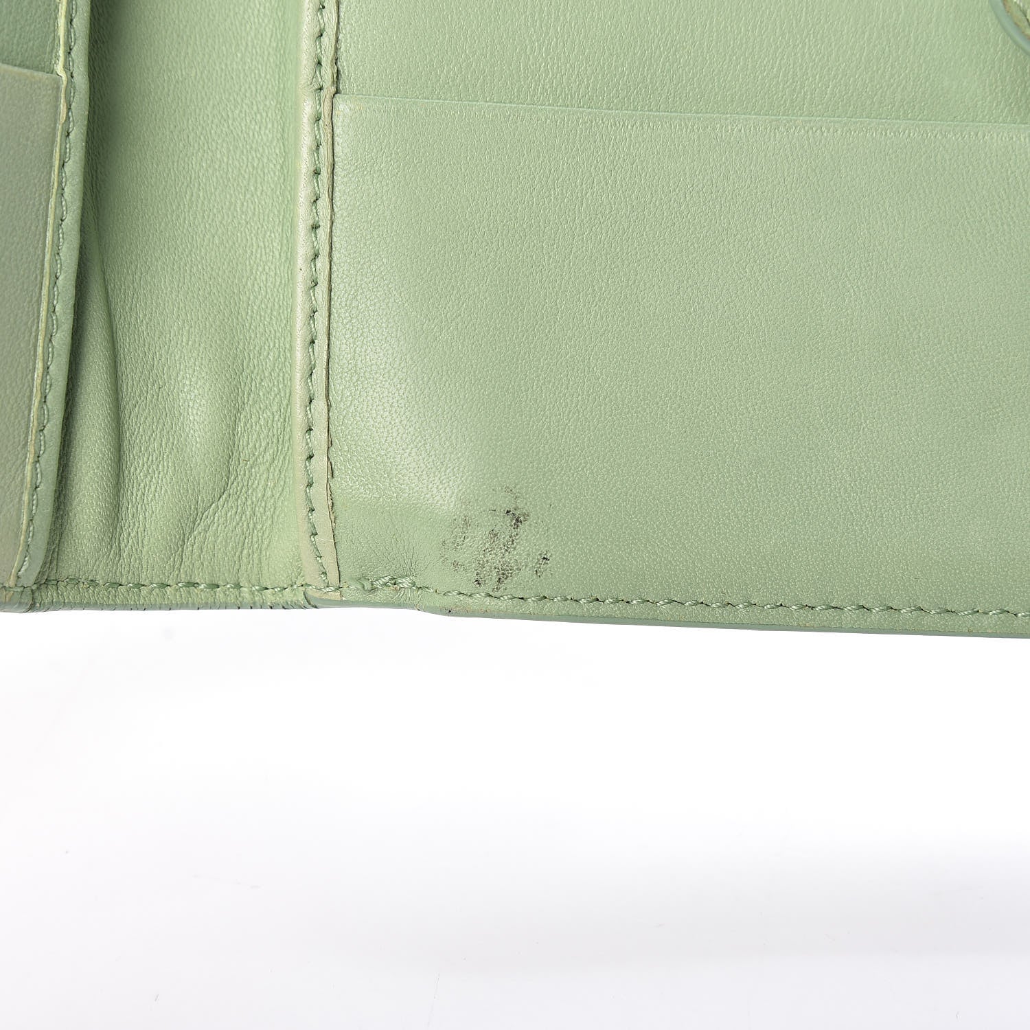 Bottega Veneta Nappa Intrecciato French Flap Wallet Green 9 of 15