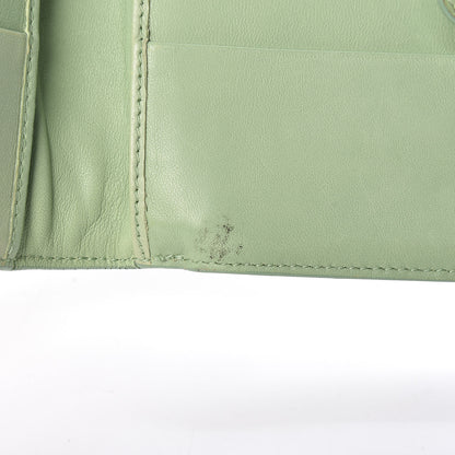 Bottega Veneta Nappa Intrecciato French Flap Wallet Green 9 of 15