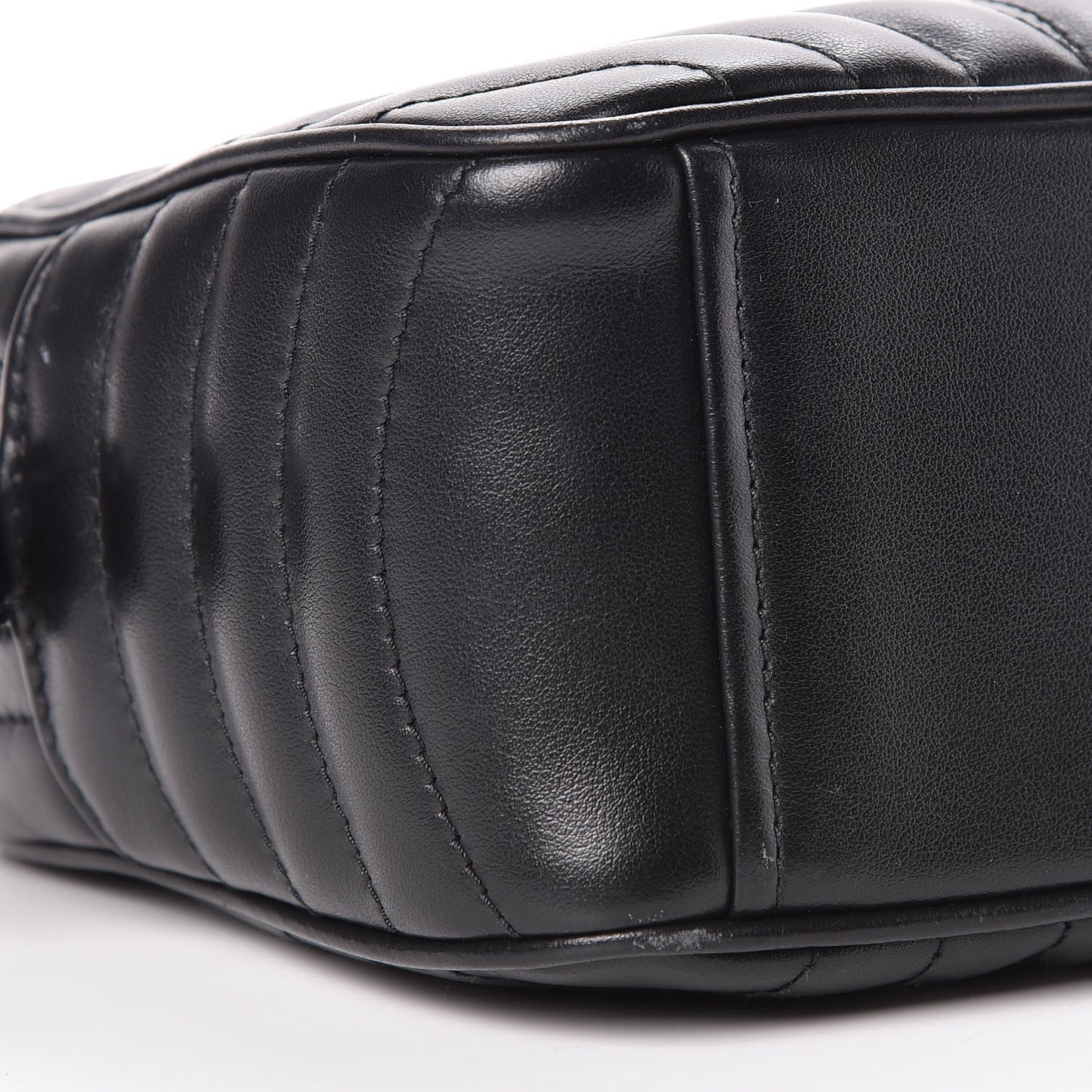 Soft Calfskin Diagramme Crossbody Bag Black
