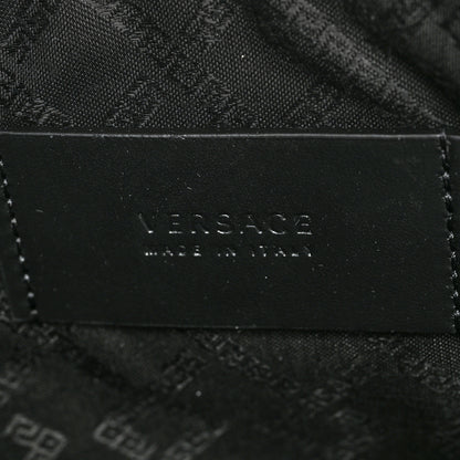 Versace Smooth Calfskin La Medusa Pouch Burgundy 6 of 7