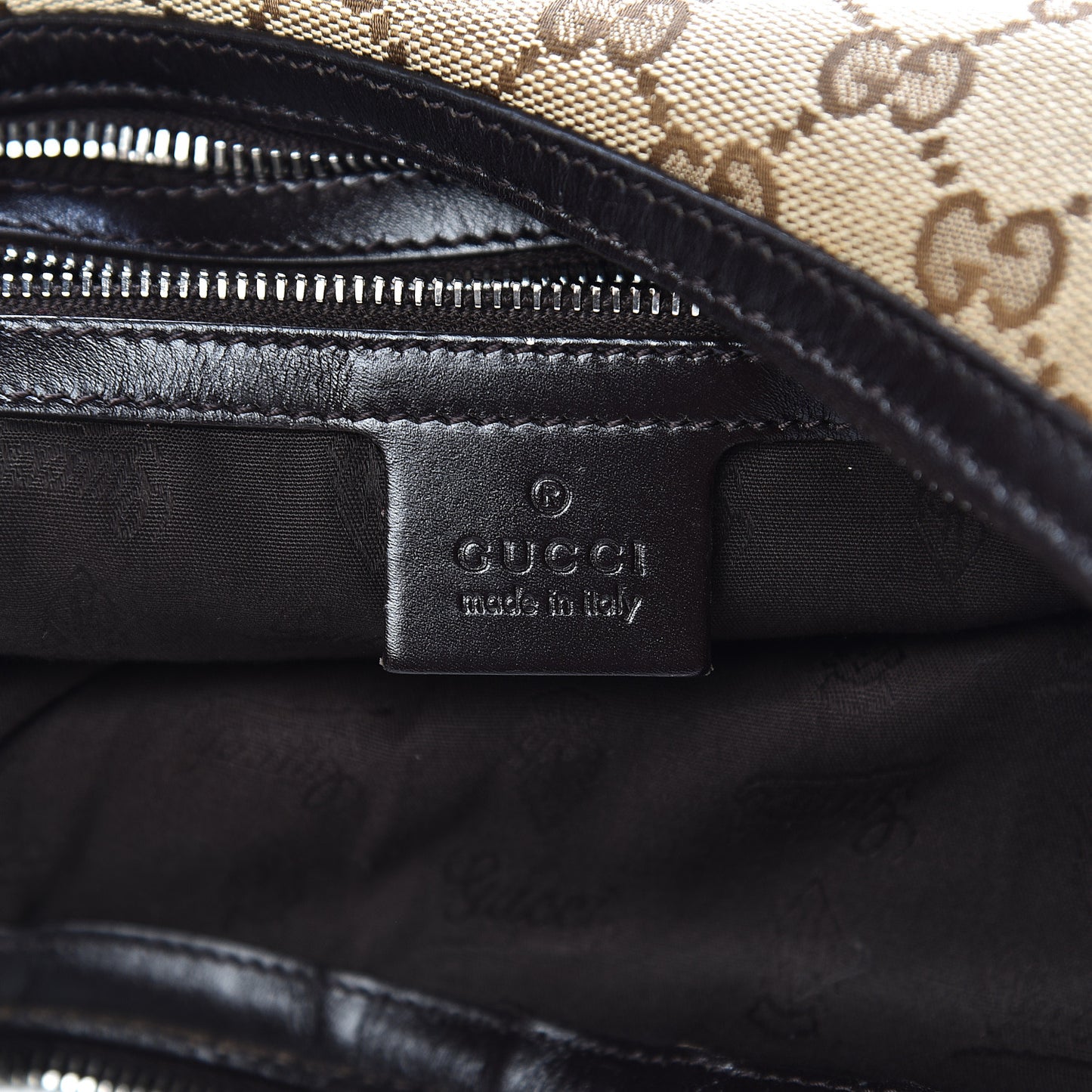 Monogram Large GG Twins Hobo Dark Brown