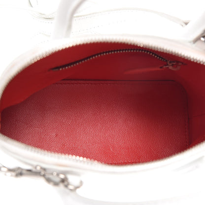 Balenciaga Grained Calfskin XXS Ville Top Handle Bag White Black 5 of 12