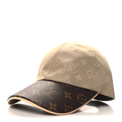 Louis Vuitton Monogram Polyester Silk LV Get Ready Cap M Beige 1 of 9