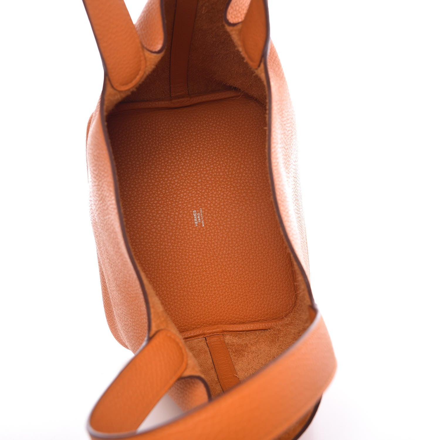 Hermes Taurillon Clemence Picotin Lock 18 PM Abricot 5 of 8