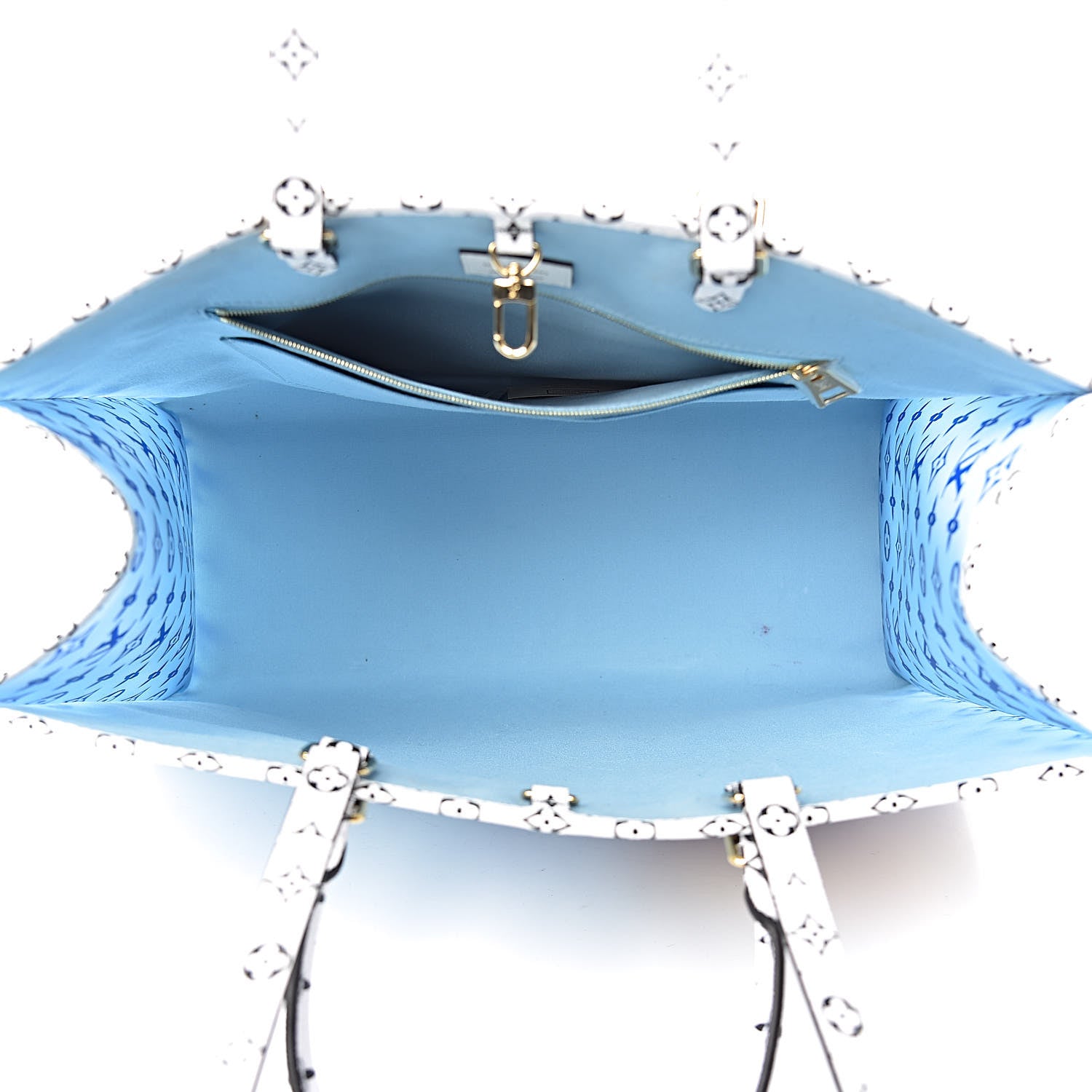 Louis Vuitton Monogram Giant Portofino Beach Onthego Blue 6 of 13