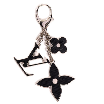 Louis Vuitton Electric Epi Fleur d'Epi Bag Charm Black 1 of 5