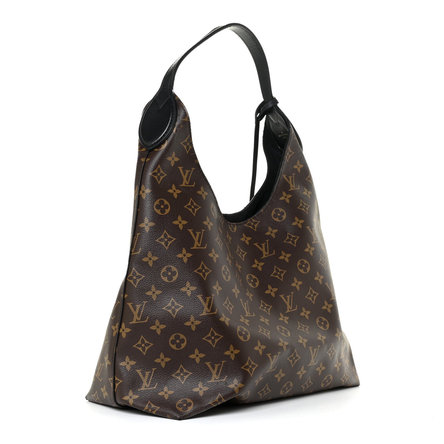 Louis Vuitton Monogram Flower Hobo Black 3 of 19