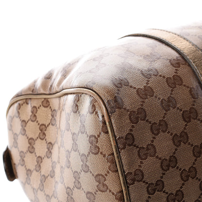 Gucci Crystal Monogram Medium Joy Boston Gold 19 of 26