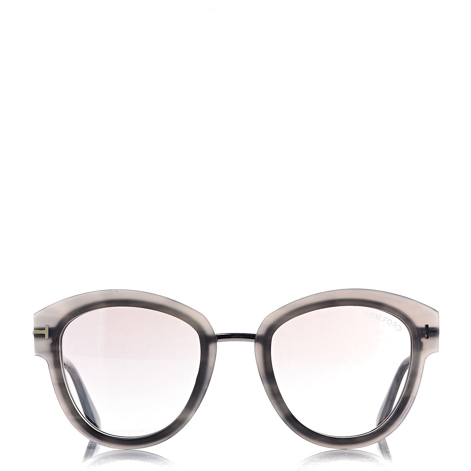 Tom Ford Mia Soft Rounded Sunglasses TF574 Havana 2 of 7