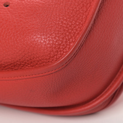 Hermes Taurillon Clemence Evelyne III GM Rouge Tomate 10 of 13