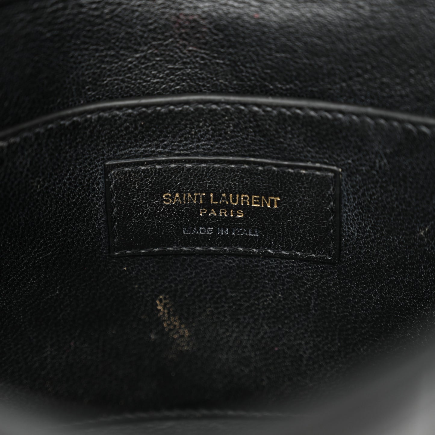 Lambskin Matelasse Monogram Medium Vicky Chain Bag Black