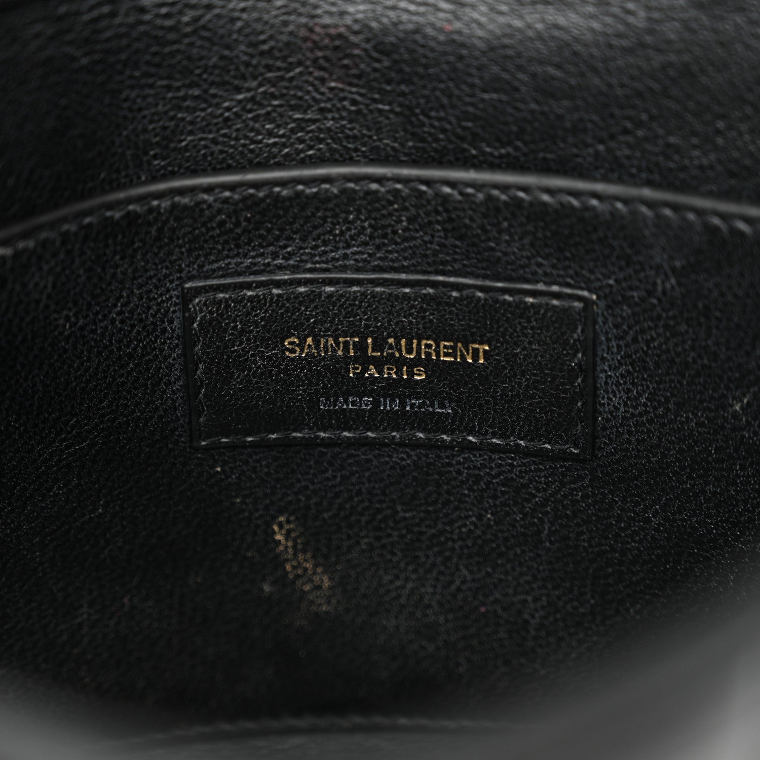 Saint Laurent Lambskin Matelasse Monogram Medium Vicky Chain Bag Black 6 of 17